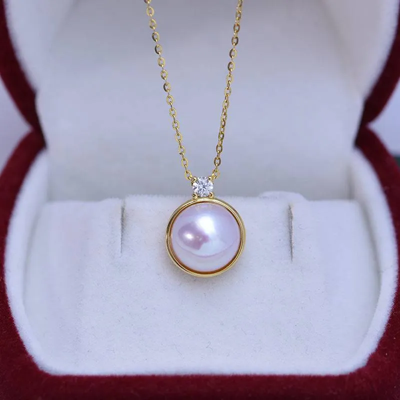 10-11mm Freshwater Mabel Pearl & Sasha Necklace
