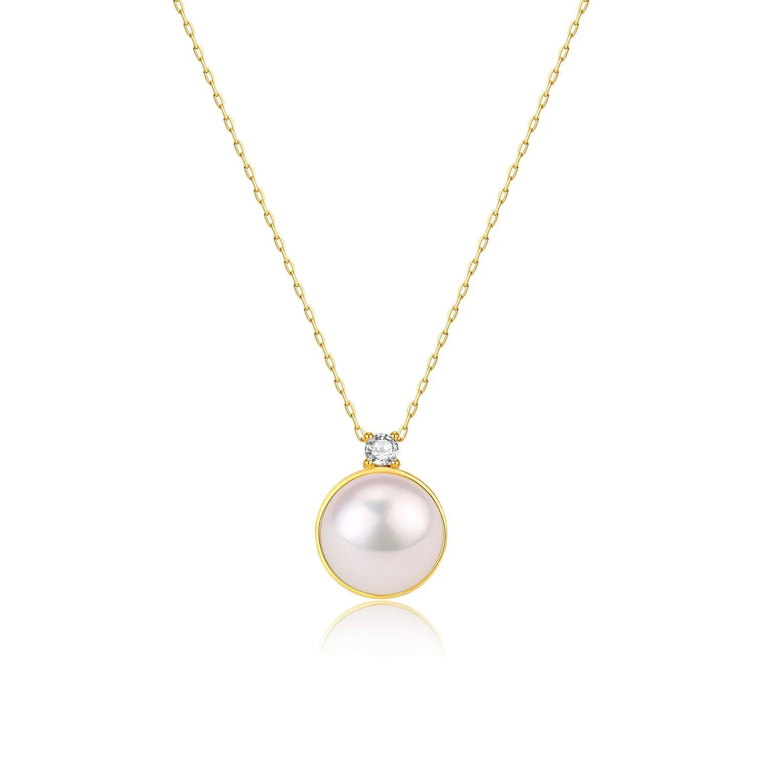10-11mm Freshwater Mabel Pearl & Sasha Necklace