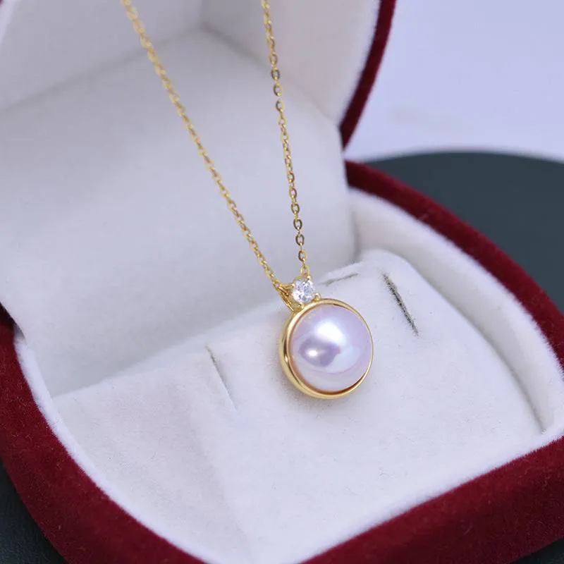 10-11mm Freshwater Mabel Pearl & Sasha Necklace