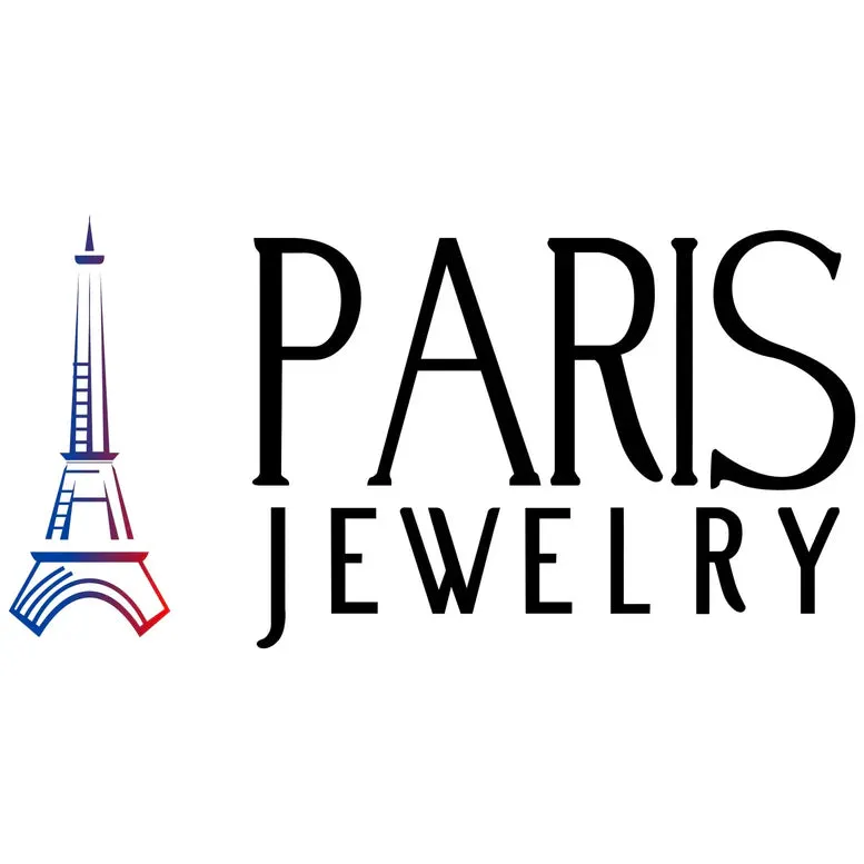 14k Yellow Gold 1/2 Carat Created White Diamond Princess Stud Earrings (SI1) 4 Prong Setting by Paris Jewelry