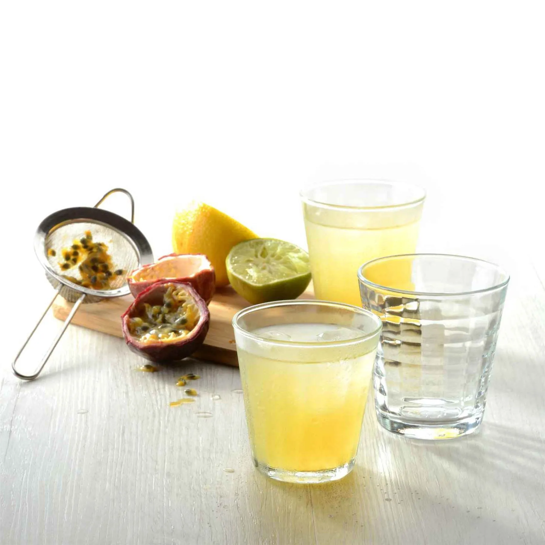 275ml Prisme Tumbler Glasses - Pack of Six - By Duralex
