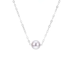 6mm Premium Start-Her-Pearl Sterling Necklace