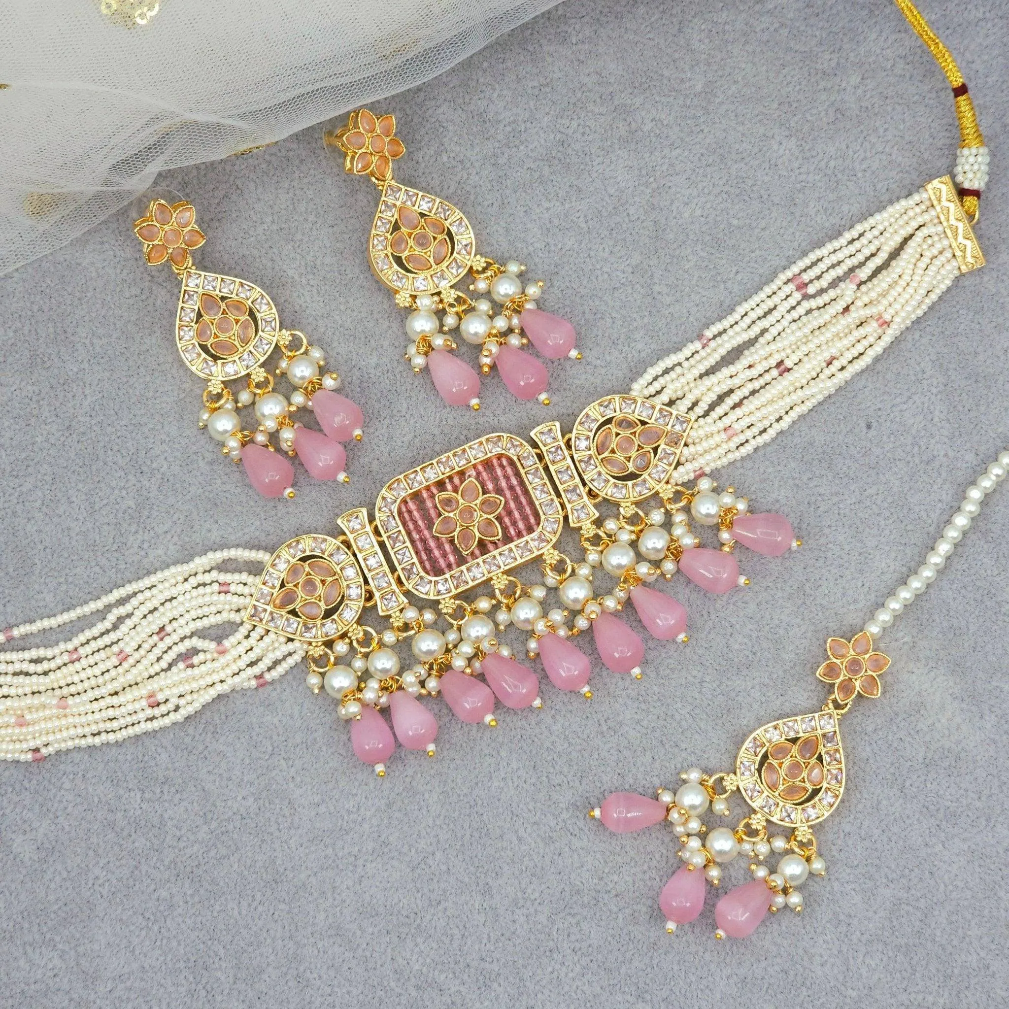 Aditi Choker Necklace Set