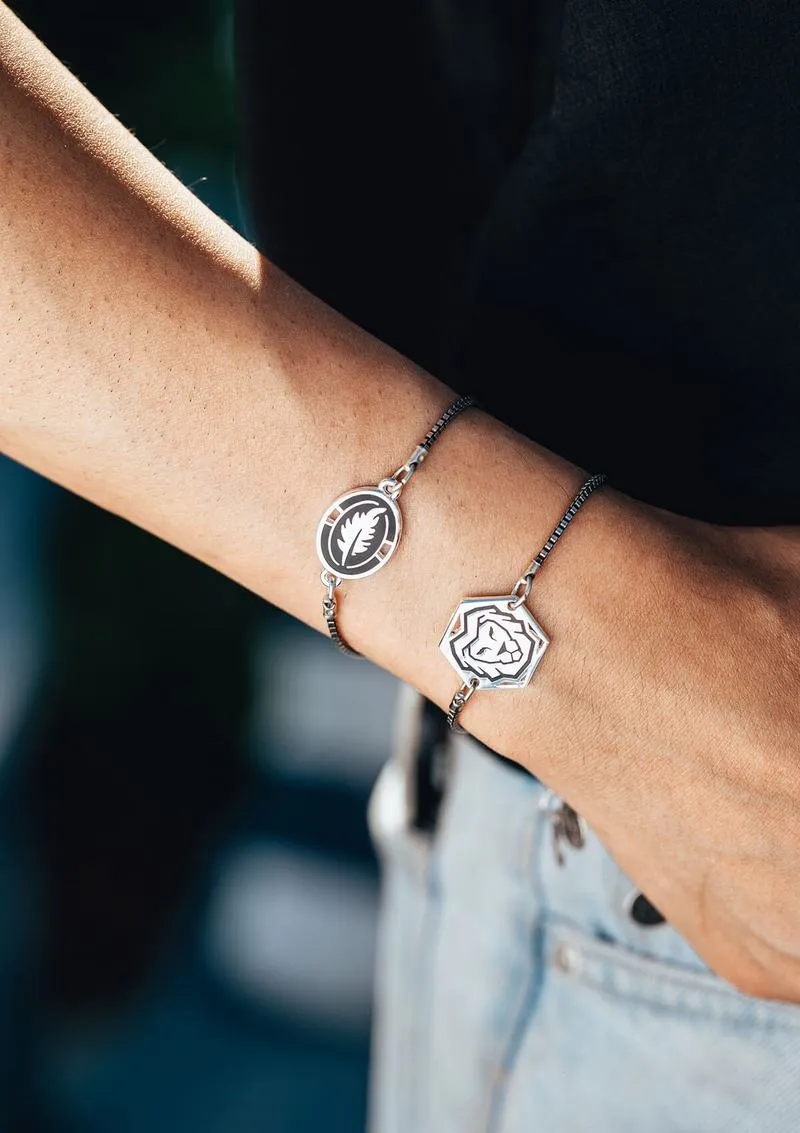 Air & Anchor | Strong AF Black Lion Adjustable Chain Bracelet