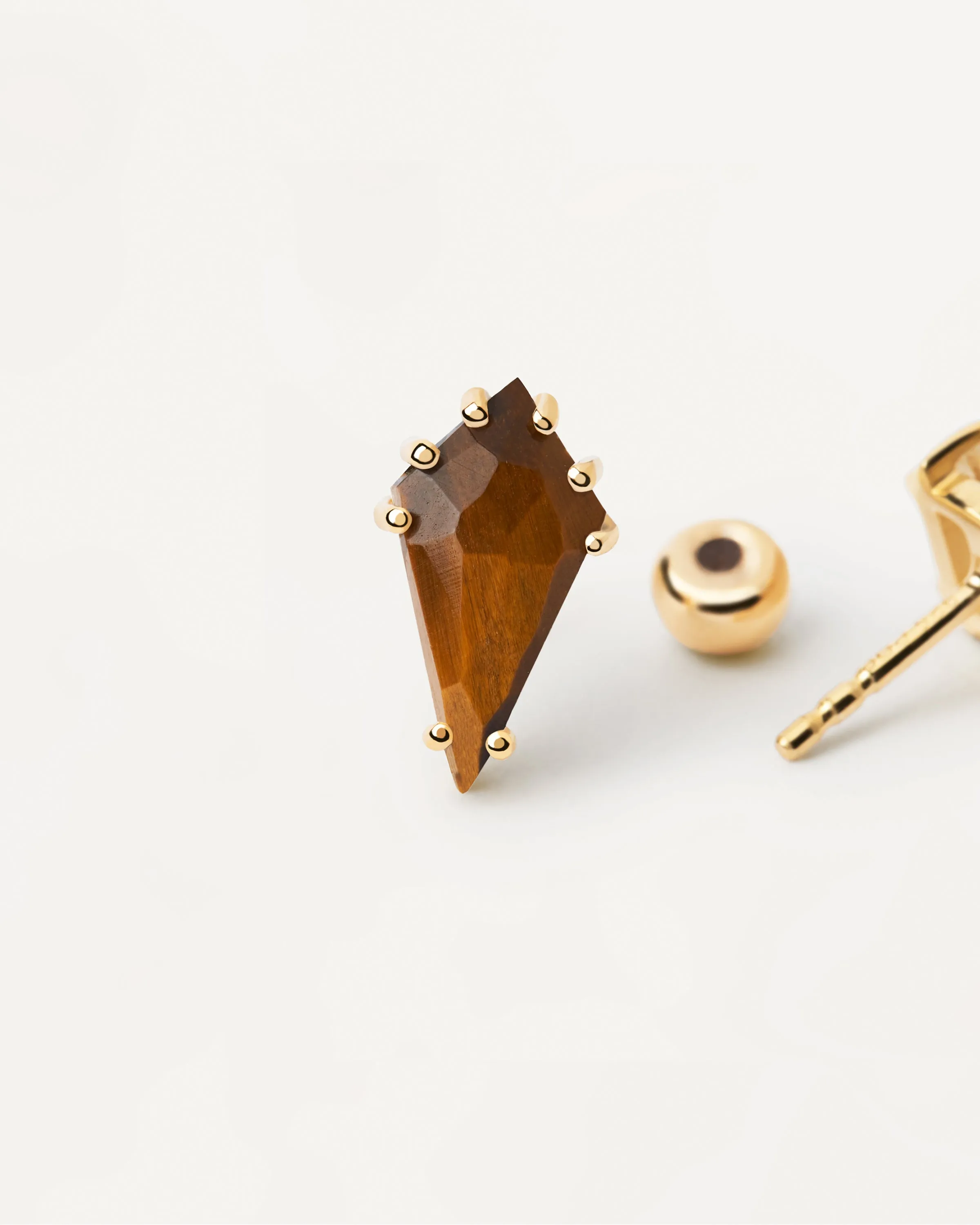 Akiro Tiger Eye Single Earring