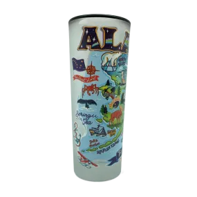 Alaska Icon Map Shooter Shot Glass