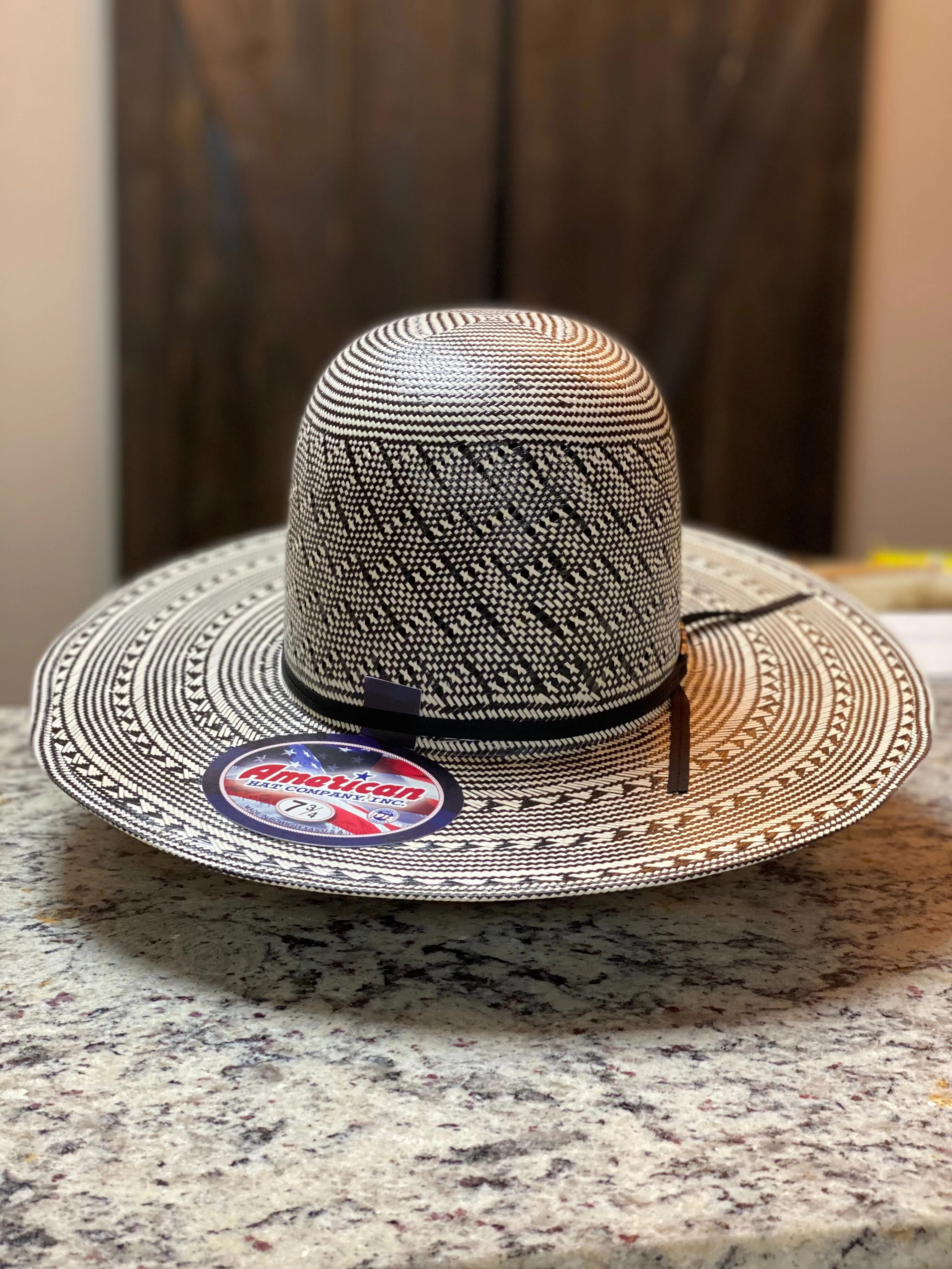 American Hat Company -  Open Crown - 6210 2CBLK