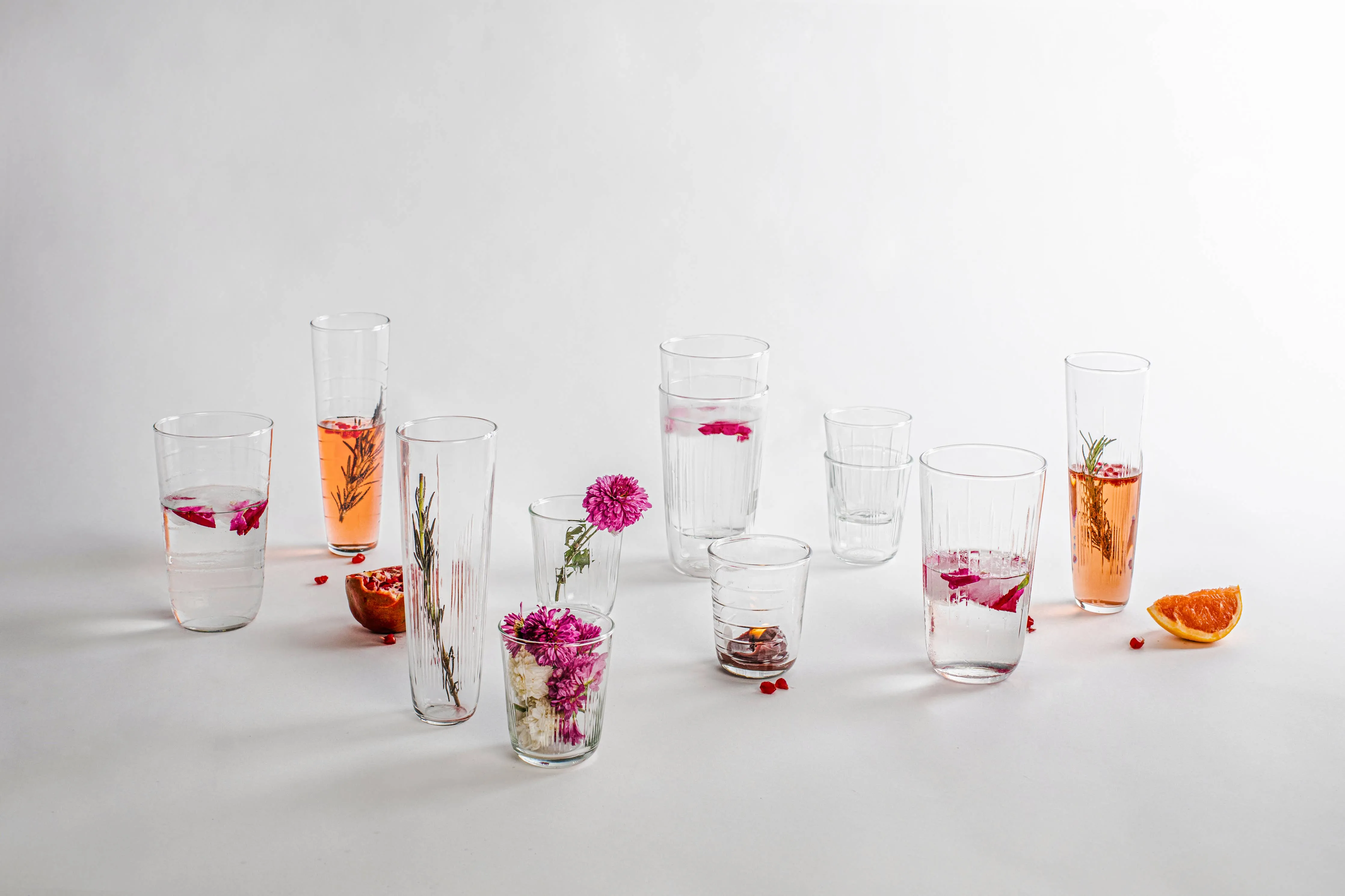 Assorted Short Glasses
