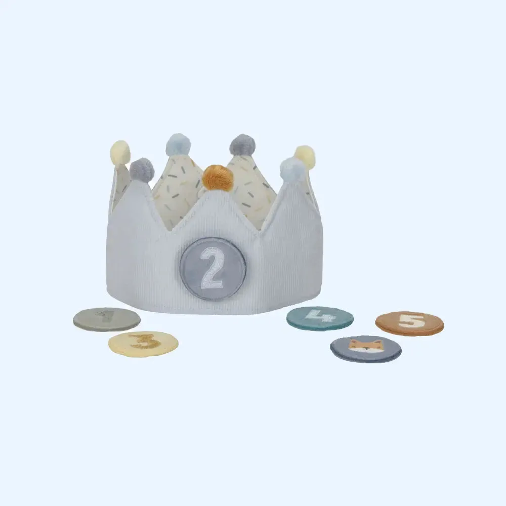 Birthday Cake and Crown Bundle - Blue