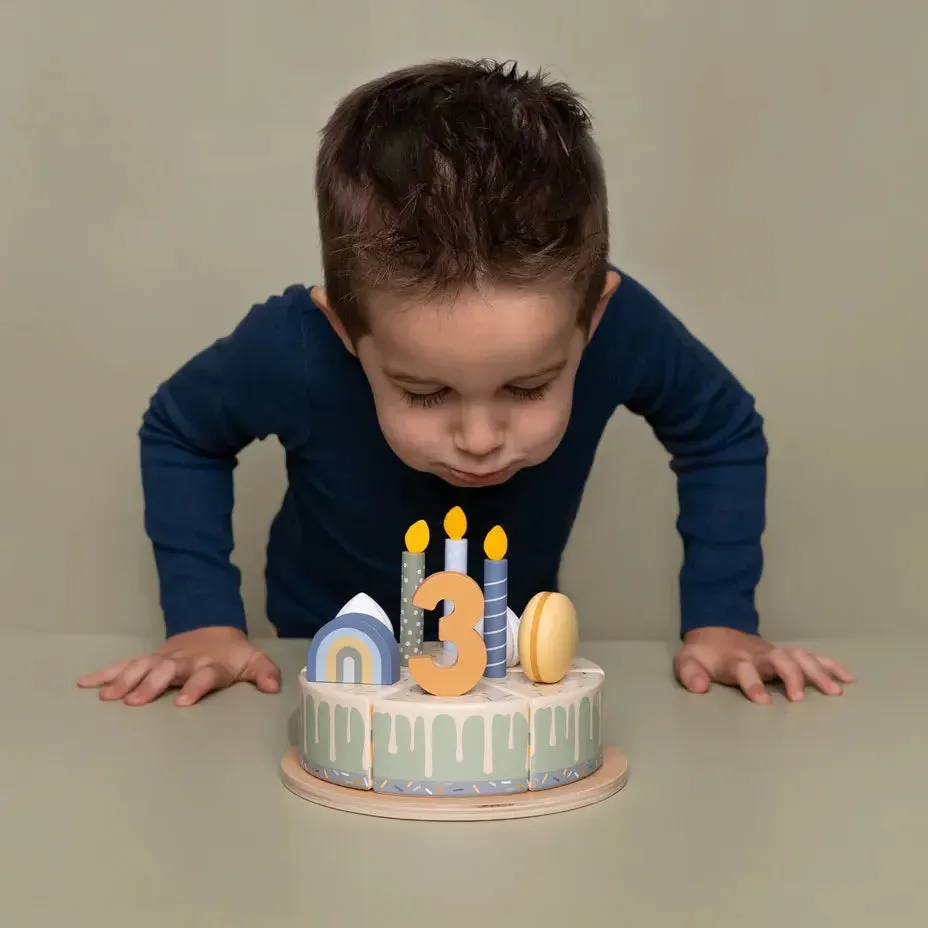 Birthday Cake and Crown Bundle - Blue
