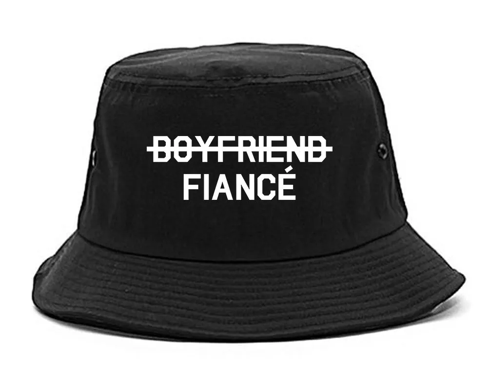 Boyfriend Fiance Engagement Mens Bucket Hat