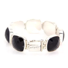 Bracelet - Link Black Onyx Sterling Silver - Signature Collection