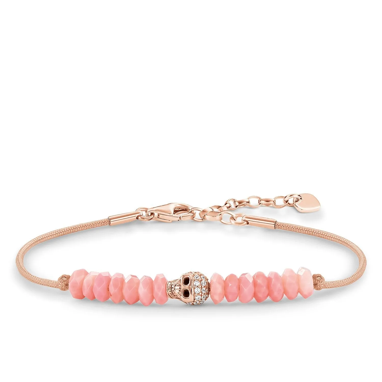 Bracelet "Skull Pink Pavé"