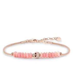Bracelet "Skull Pink Pavé"