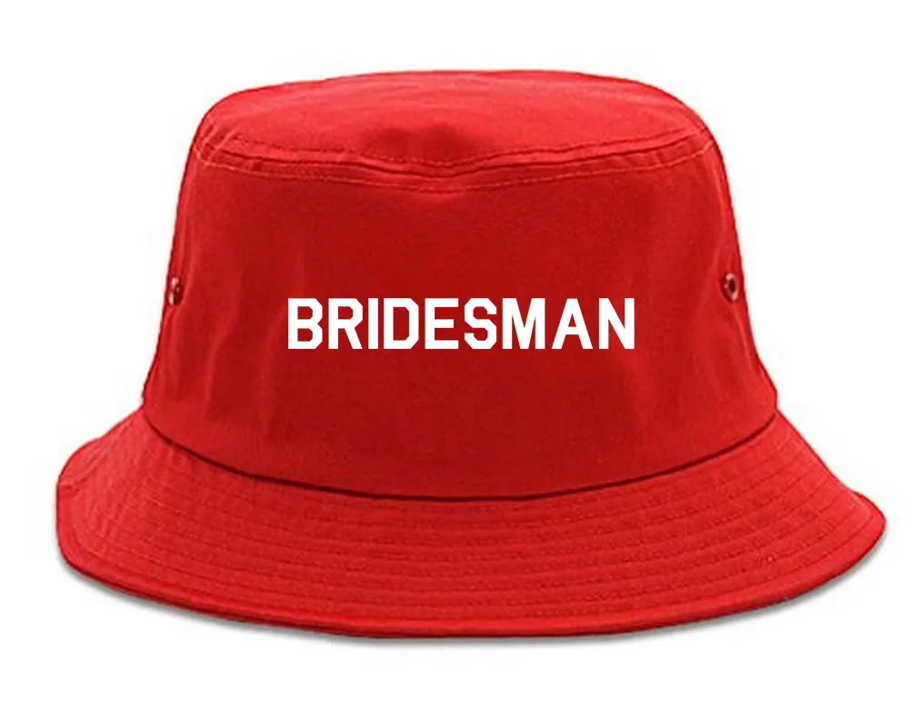 Bridesman Bachlorette Bachelor Party Mens Bucket Hat