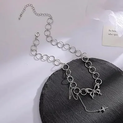 Butterfly  neck choker