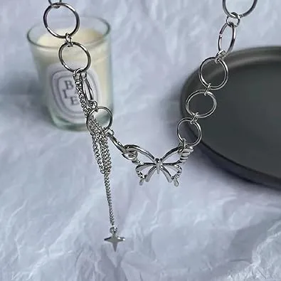 Butterfly  neck choker