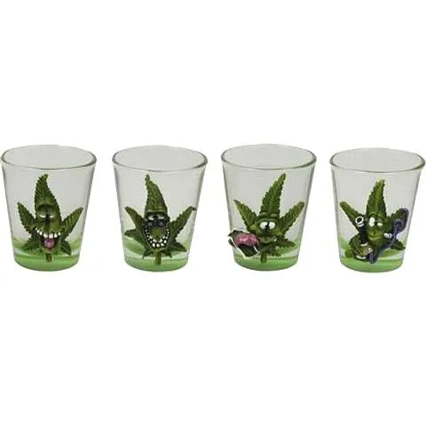 Cannabuds - Shot Glasses 4pc Set