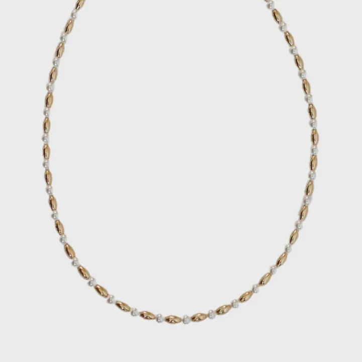 Carrie Pearl   Ball Bead Choker | 14K Gold Filled