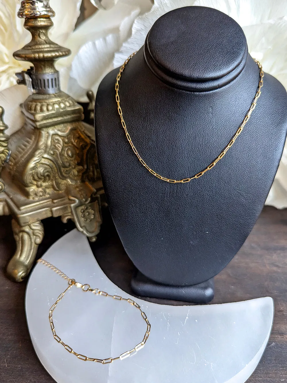 Chain Bracelet   Necklace Gift Set