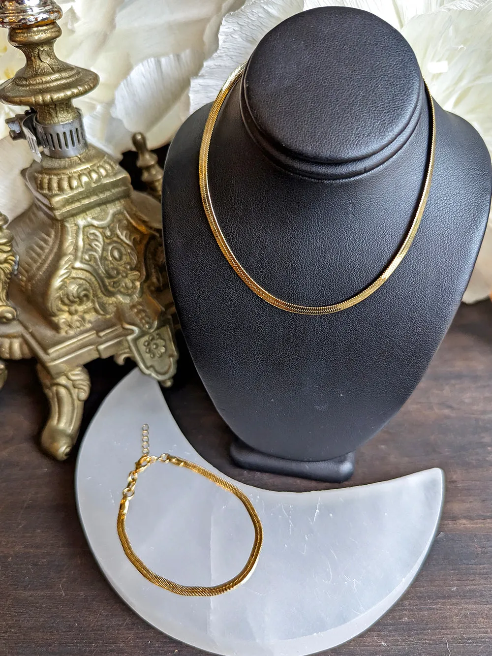 Chain Bracelet   Necklace Gift Set