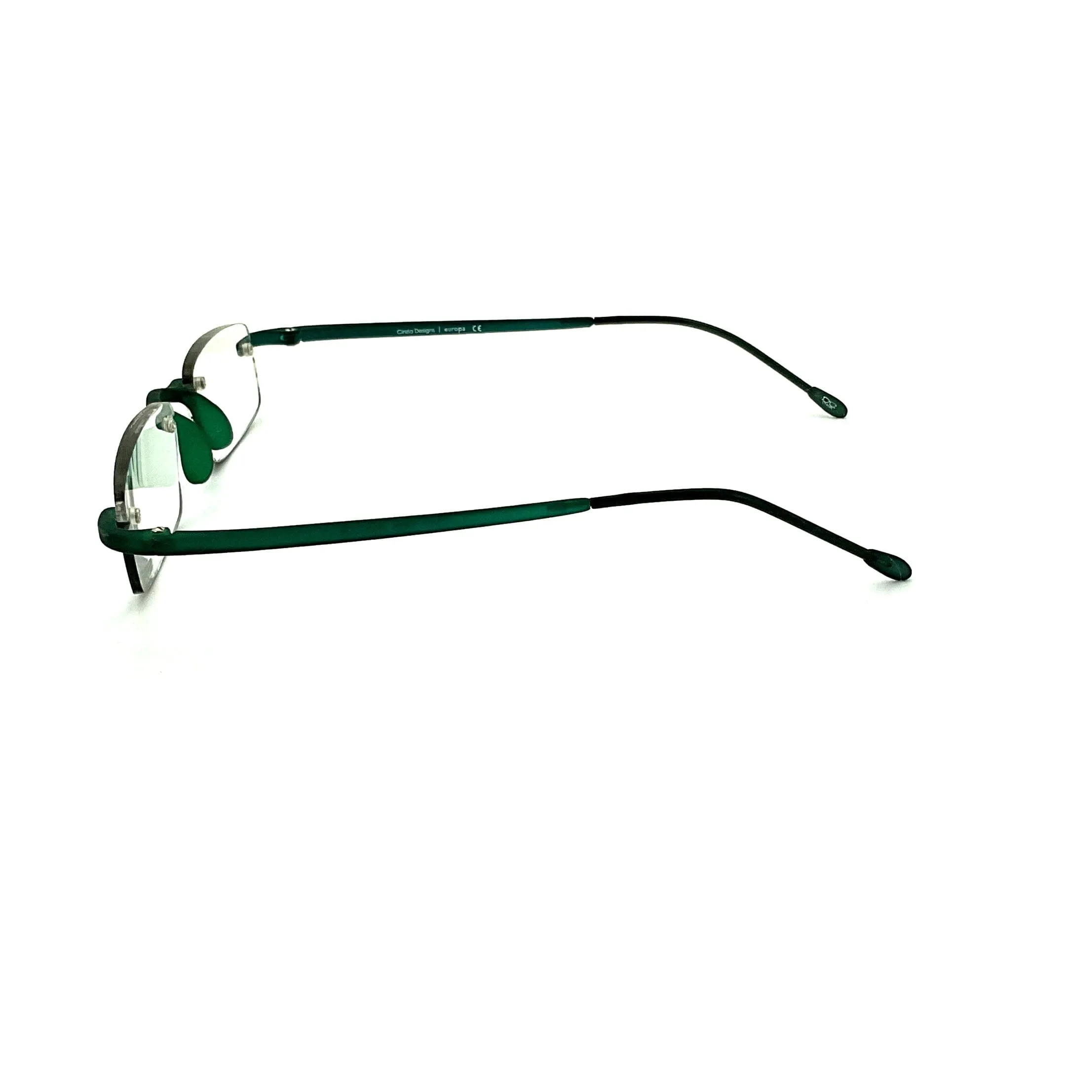 Cinzia Flooid Frameless Reading Glasses with Case