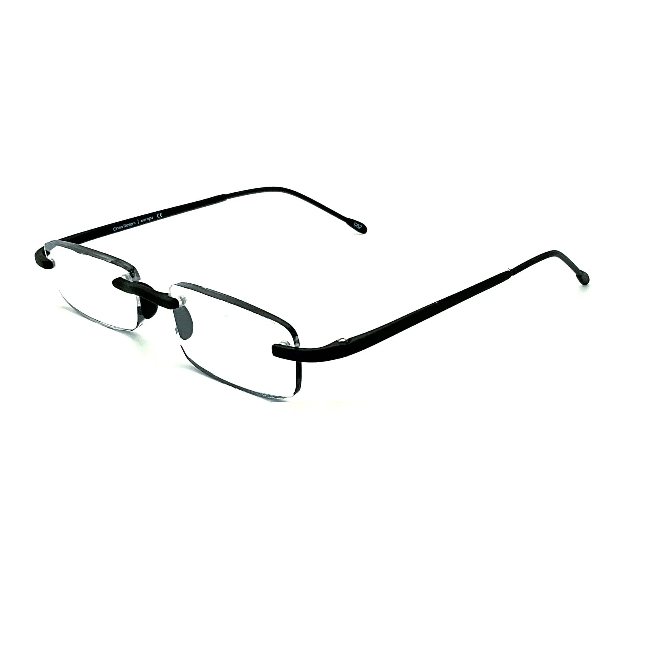 Cinzia Flooid Frameless Reading Glasses with Case