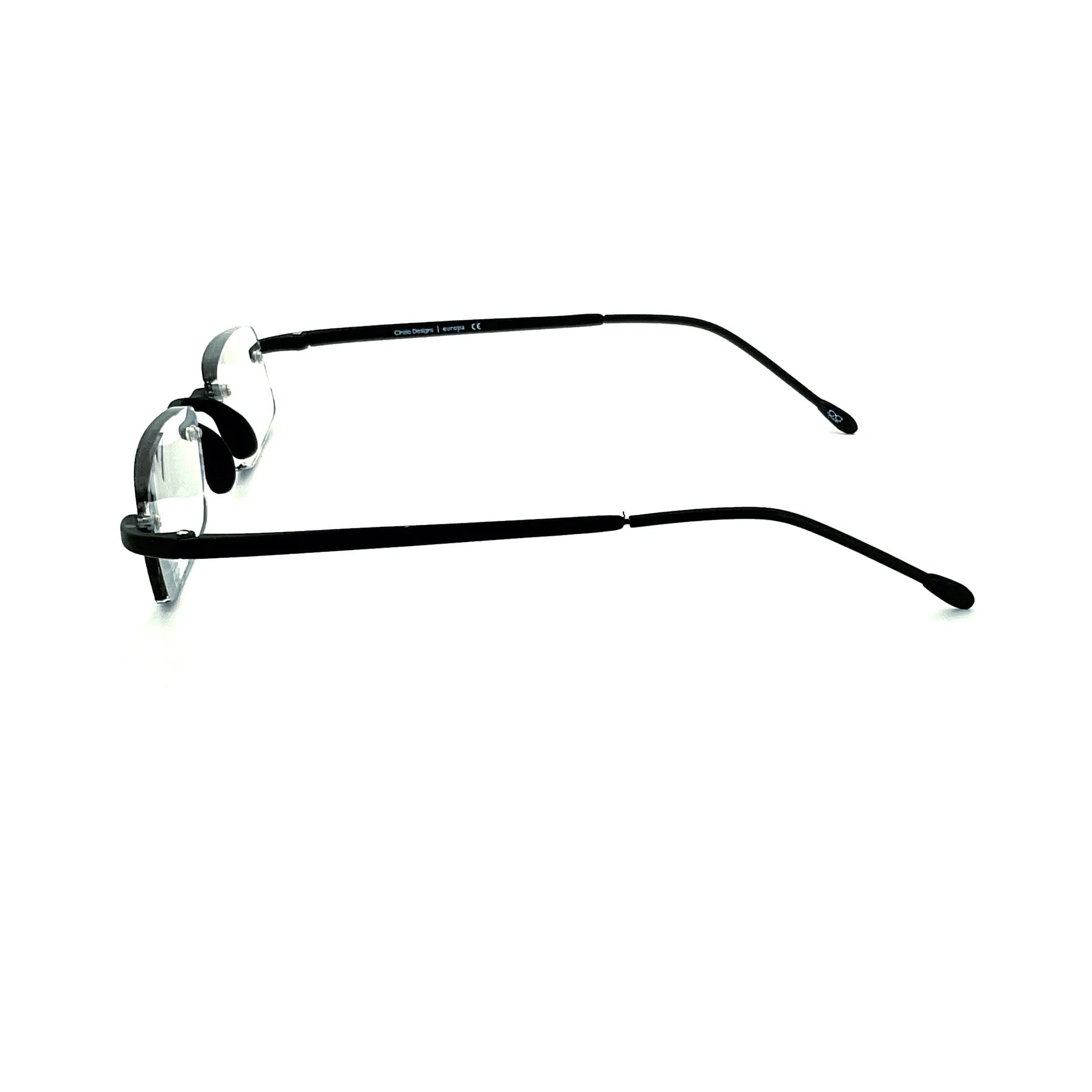 Cinzia Flooid Frameless Reading Glasses with Case