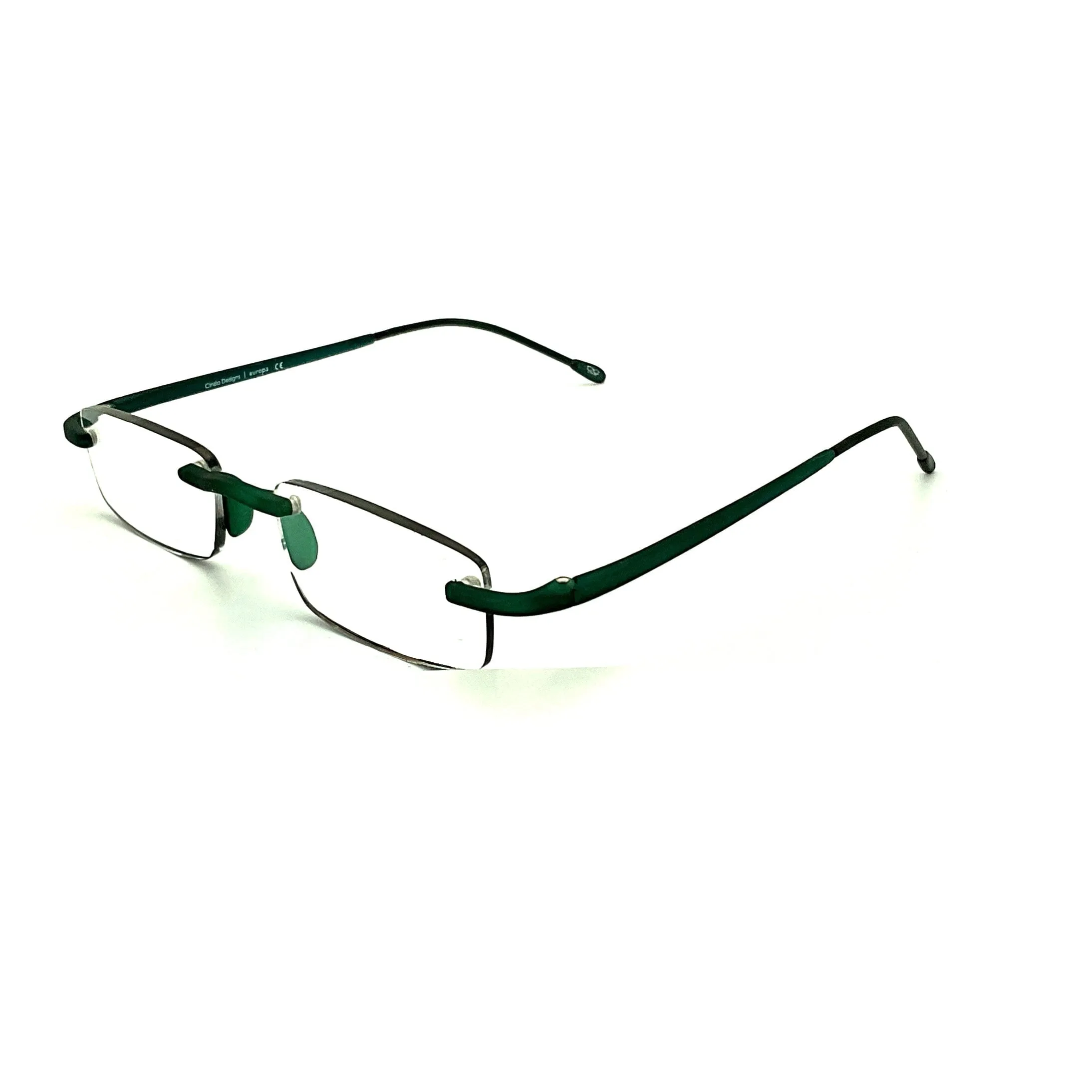Cinzia Flooid Frameless Reading Glasses with Case
