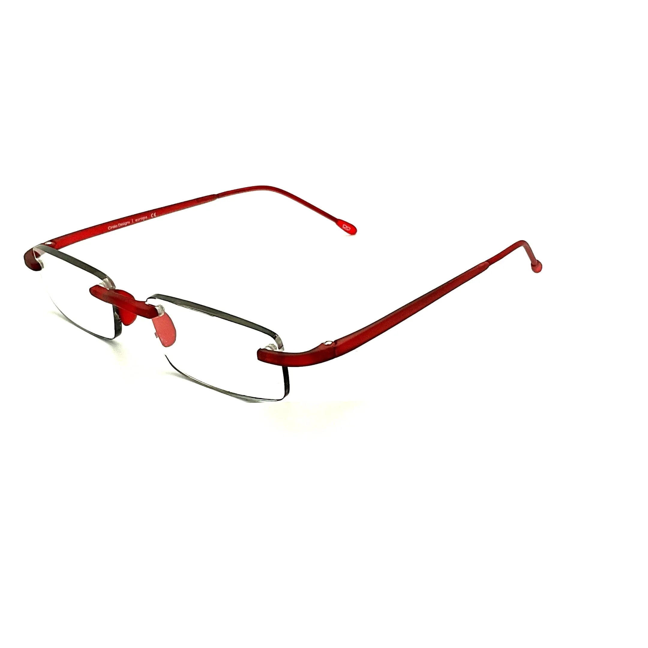 Cinzia Flooid Frameless Reading Glasses with Case