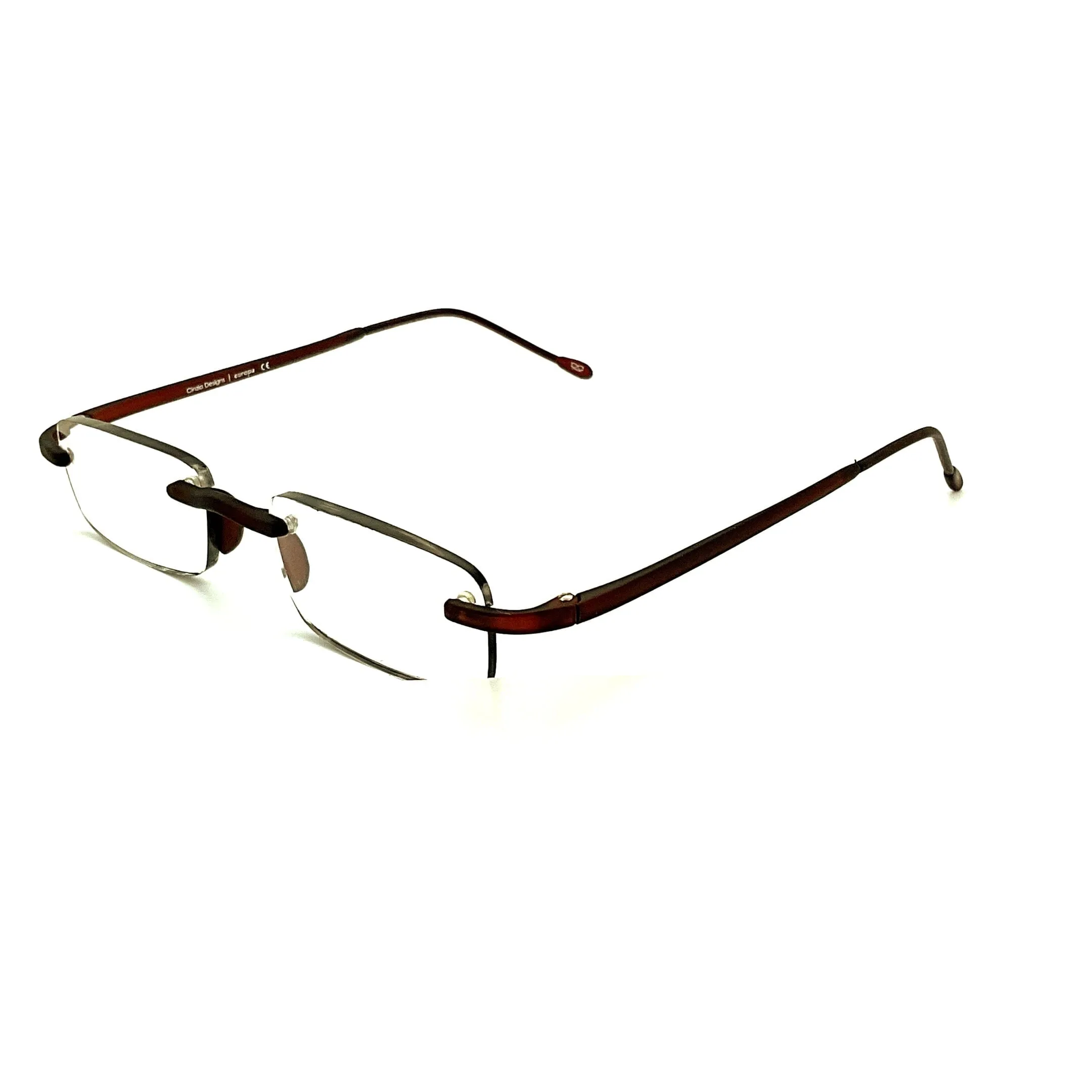 Cinzia Flooid Frameless Reading Glasses with Case