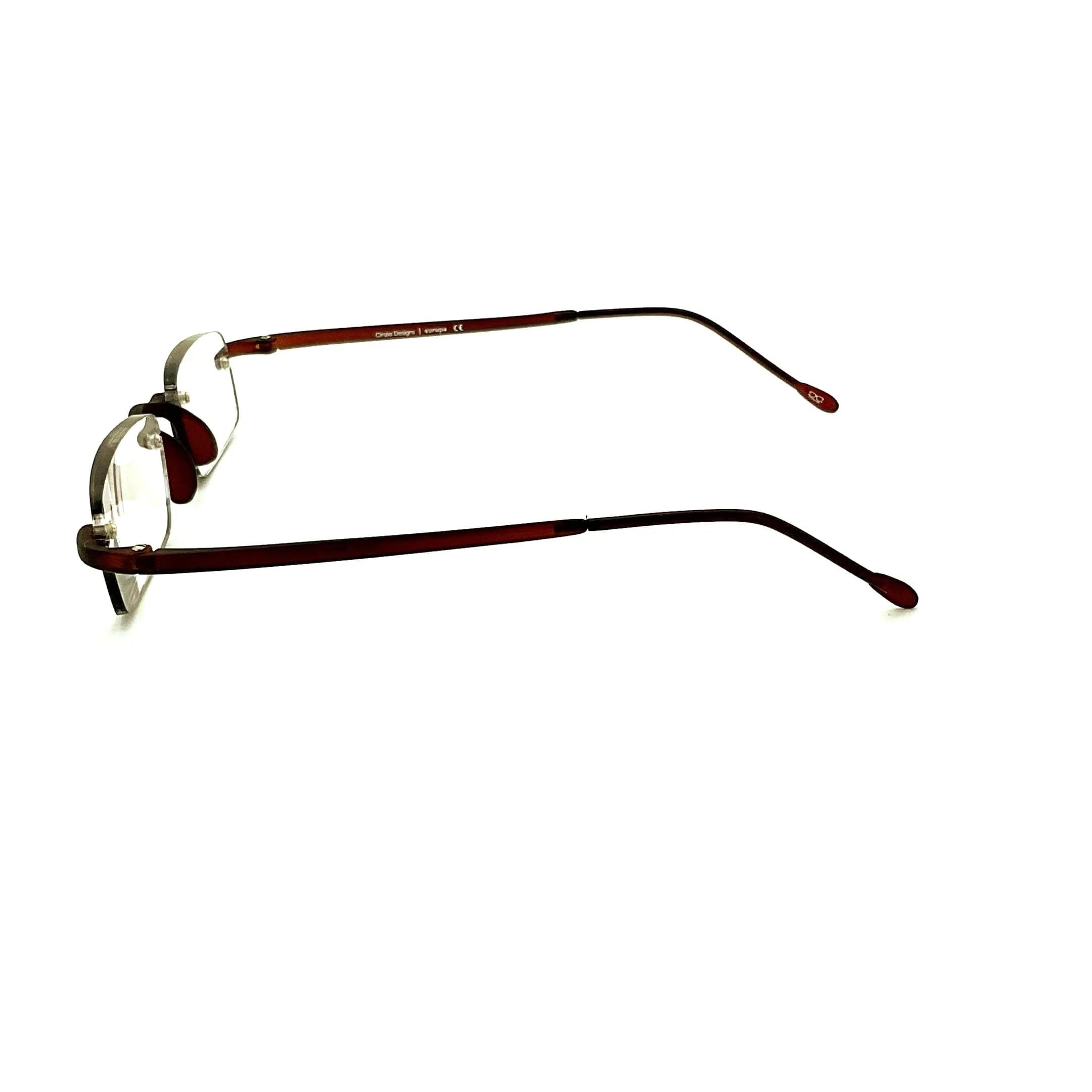 Cinzia Flooid Frameless Reading Glasses with Case