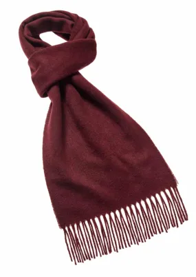 Claret Lambswool Scarf