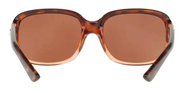 Costa Del Mar Gannet Shiny Tortoise Fade Frame - Copper 580 Plastic Lens - Polarized Sunglasses