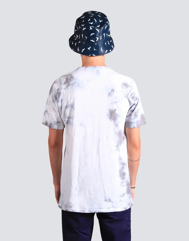 Crystal Wash Script Tee - White