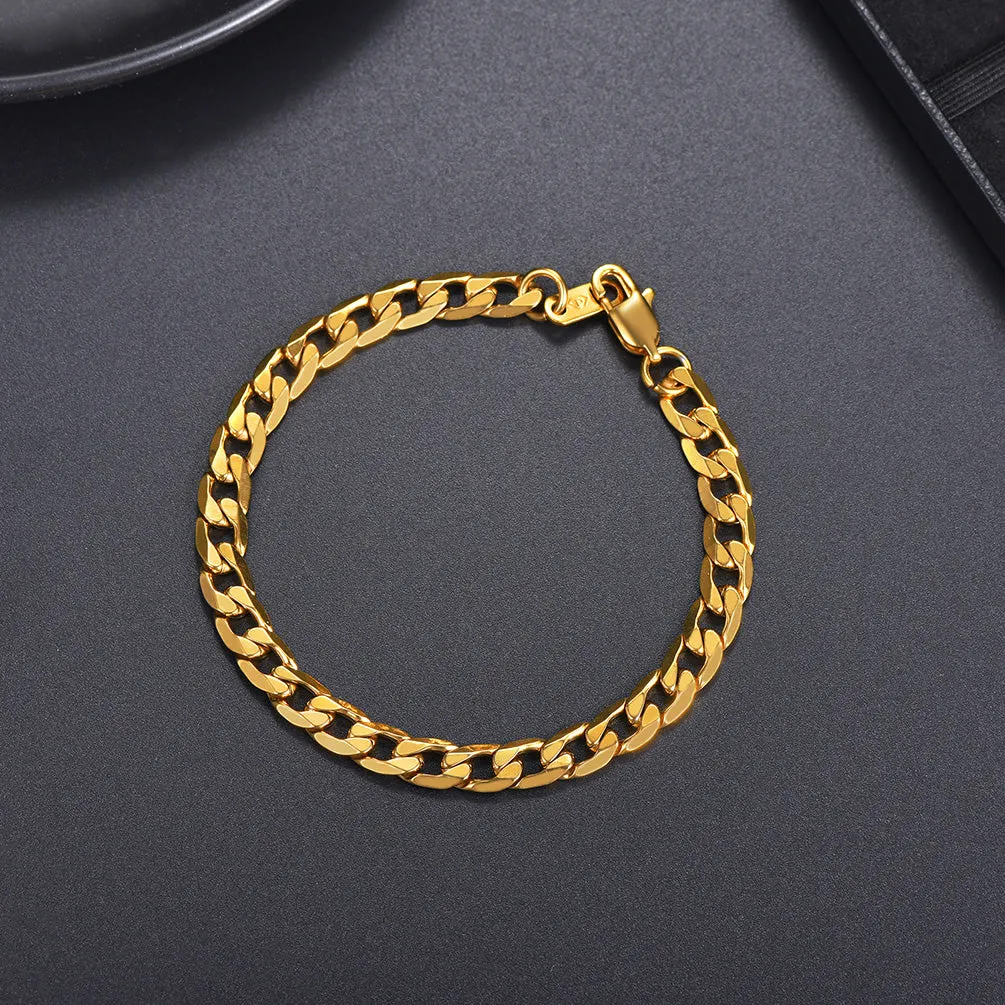 Cuban Link Bracelet Chain Bracelet For Men