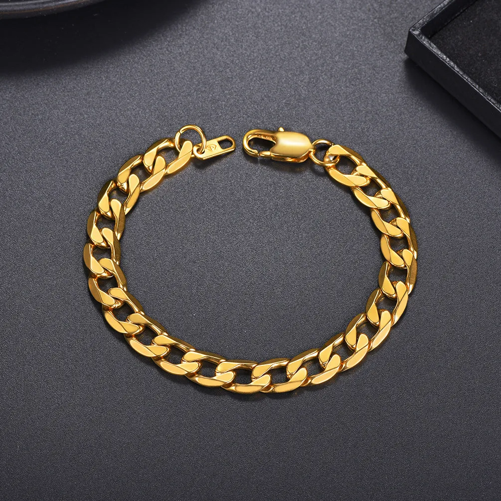 Cuban Link Bracelet Chain Bracelet For Men