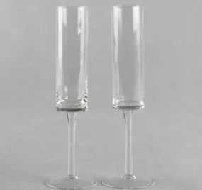 Cylinder Champagne Flutes