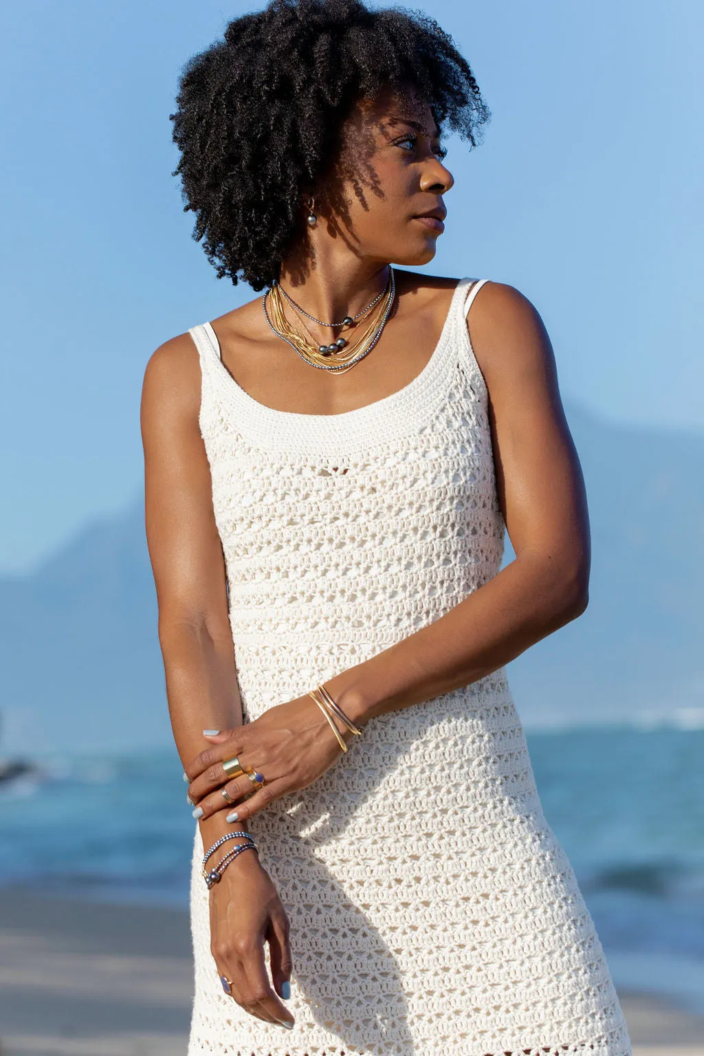 Dainty Black Pearl Neckace - Maile