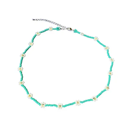 Daisy Seed Bead Choker - Guatemala