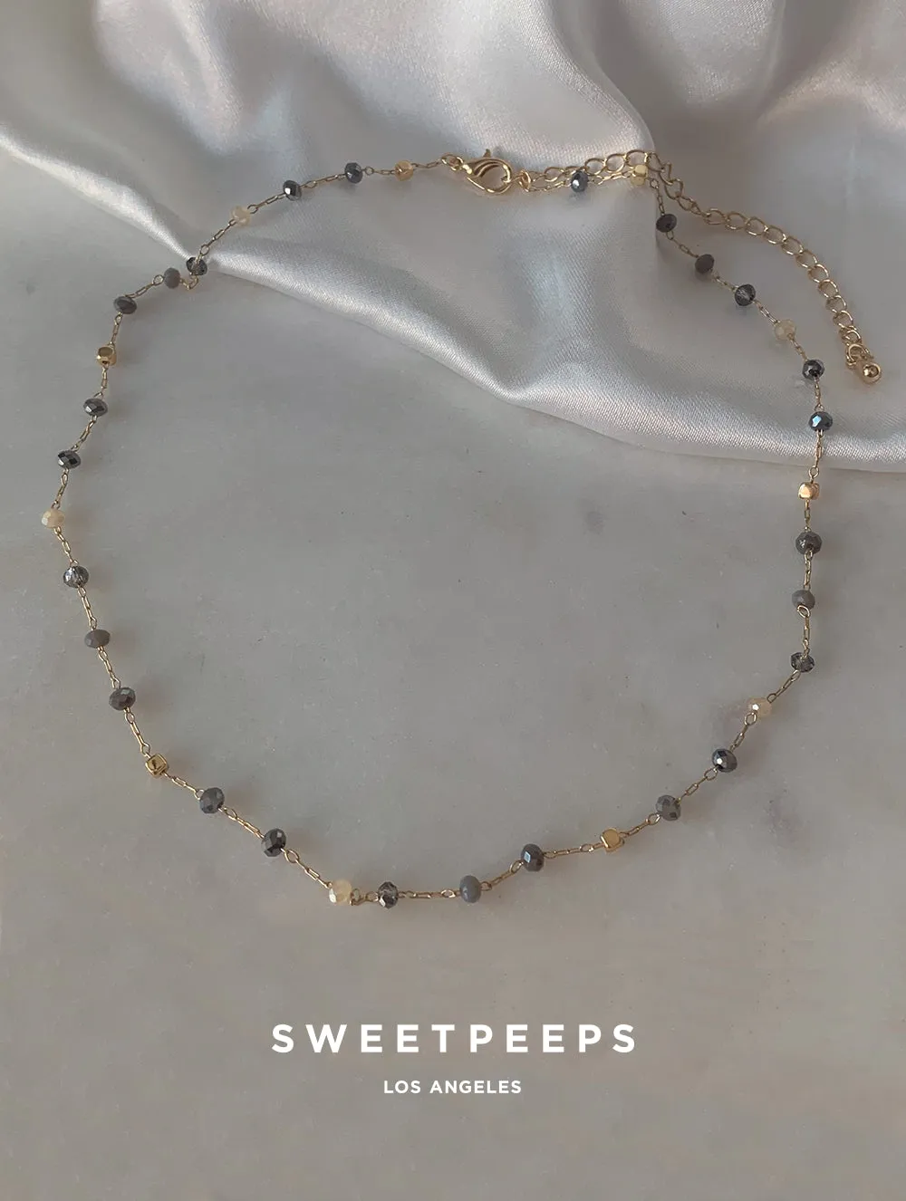 Delicate Earth Tone Choker