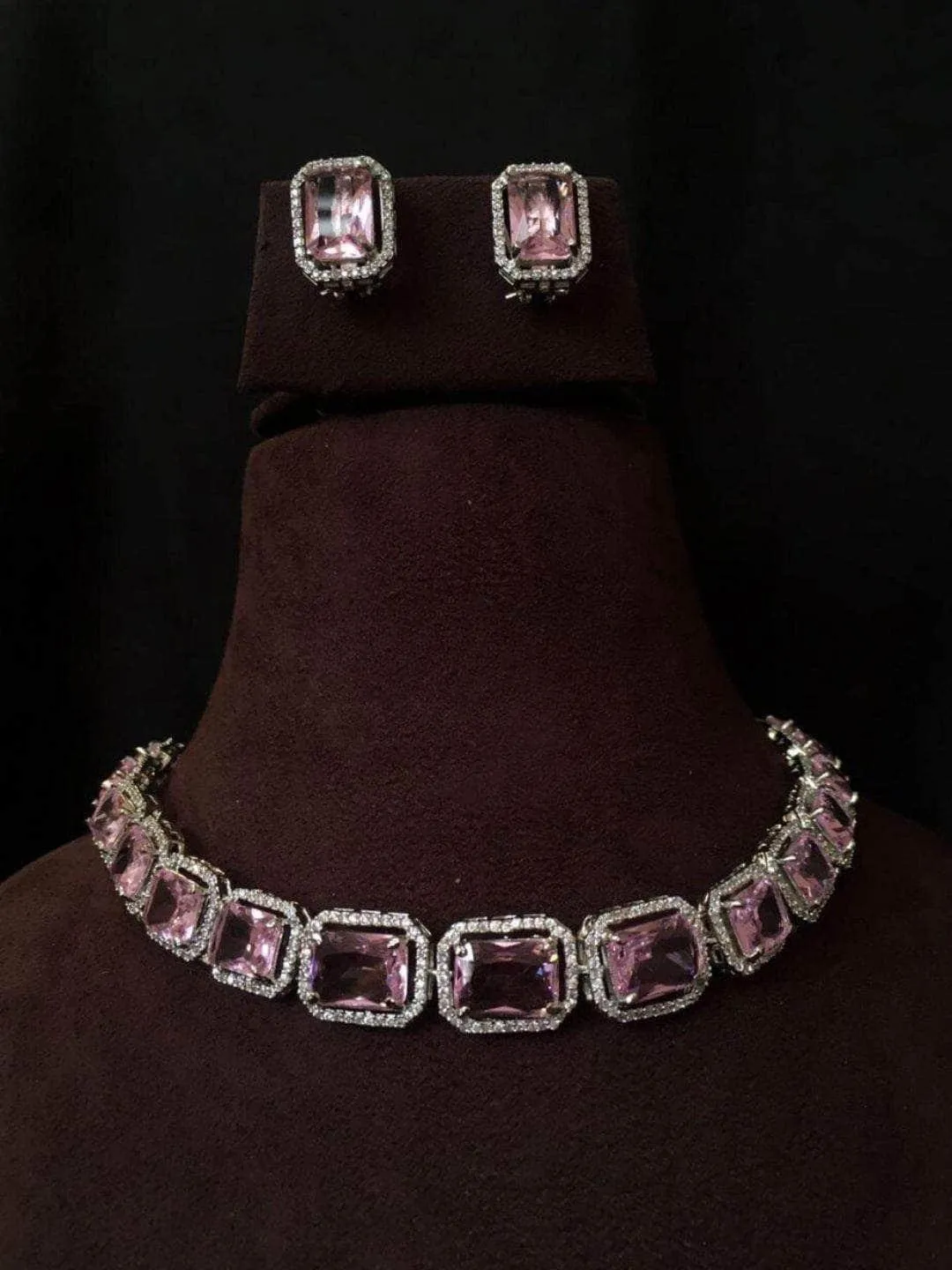 Diamond Square Necklace