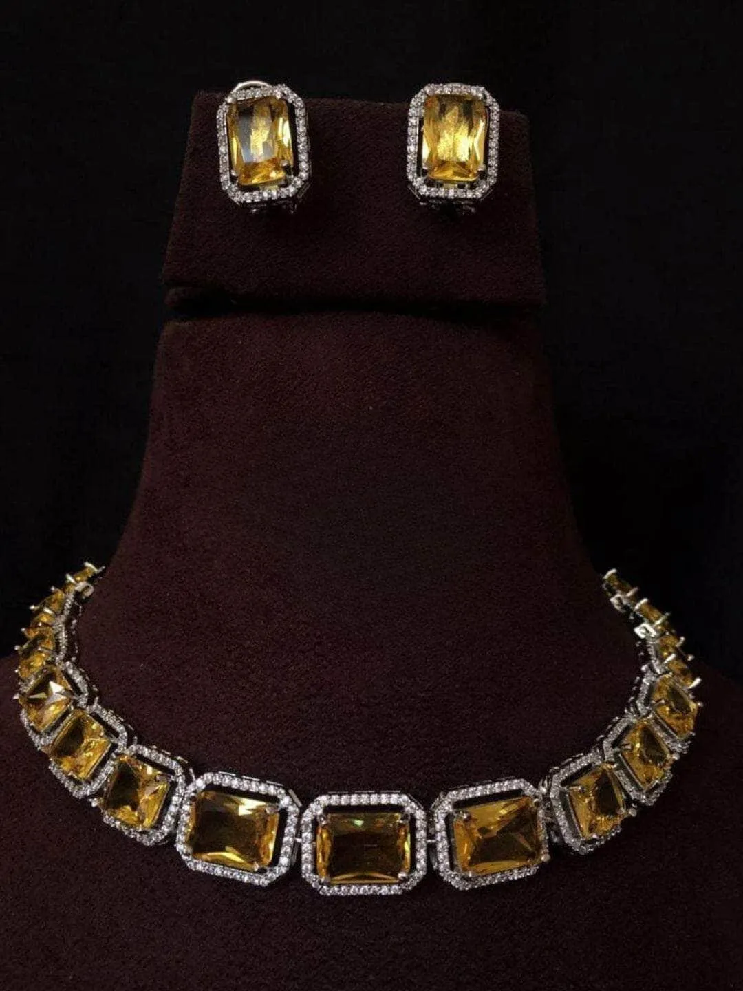 Diamond Square Necklace