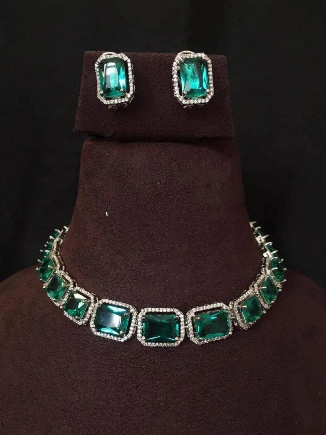 Diamond Square Necklace