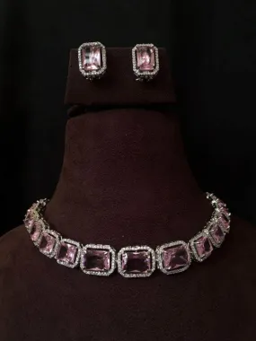 Diamond Square Necklace