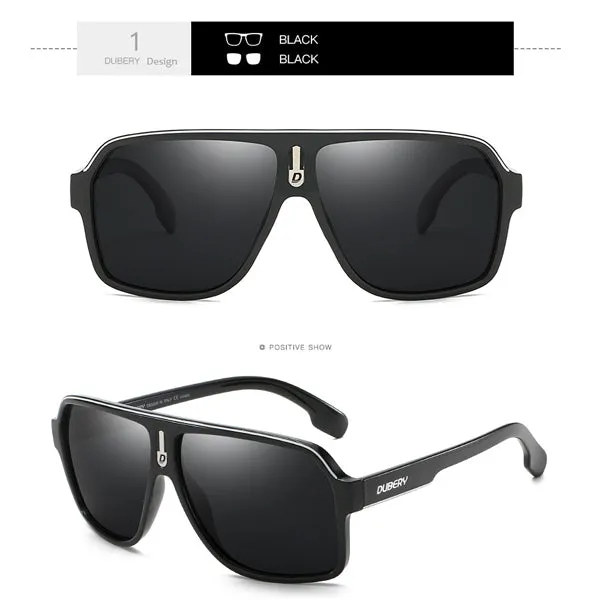DUBERY Goggle Style Polarized UV400 Sunglasses