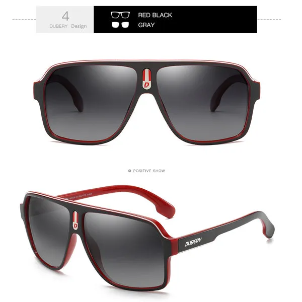 DUBERY Goggle Style Polarized UV400 Sunglasses
