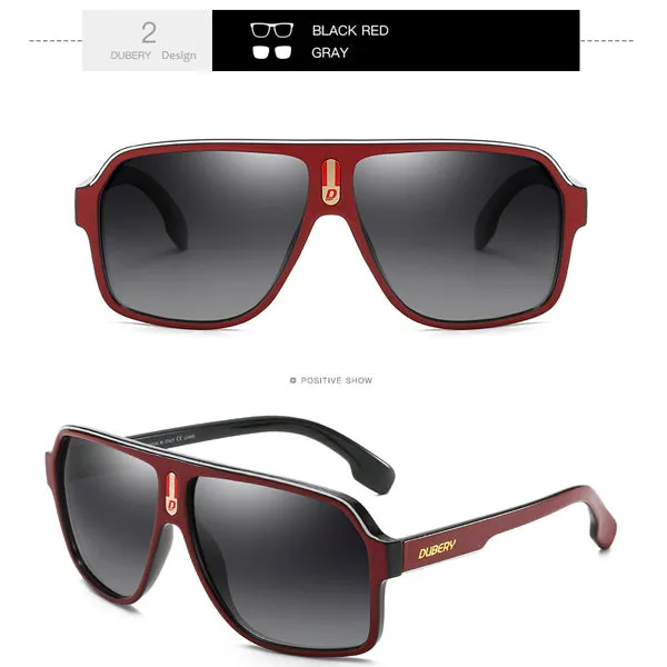 DUBERY Goggle Style Polarized UV400 Sunglasses
