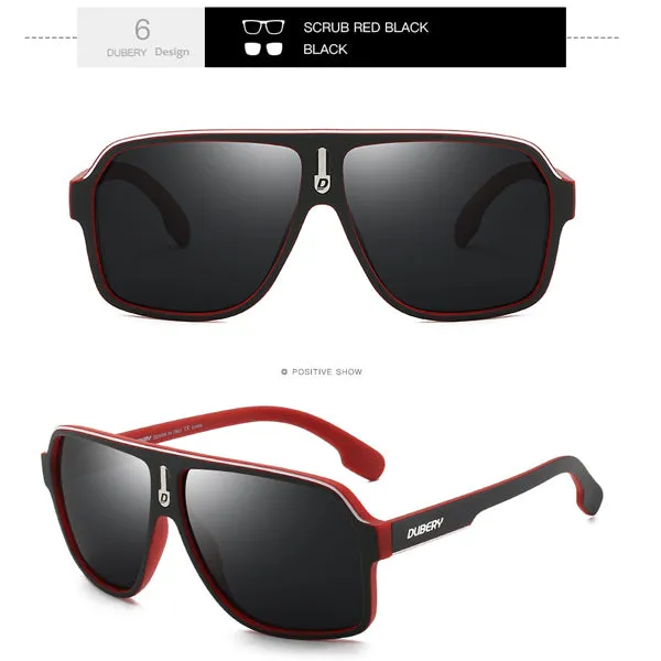 DUBERY Goggle Style Polarized UV400 Sunglasses