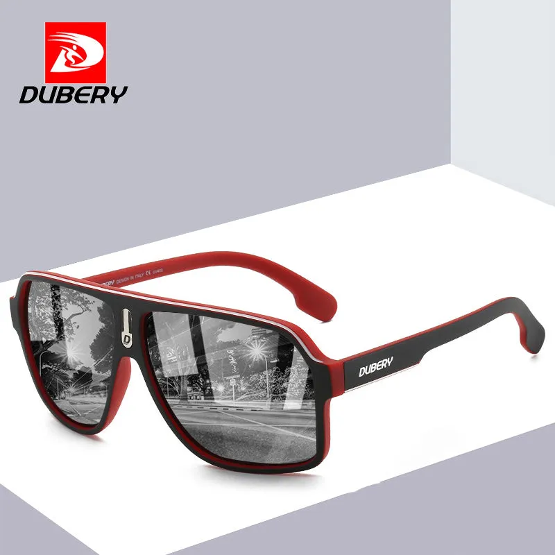 DUBERY Goggle Style Polarized UV400 Sunglasses